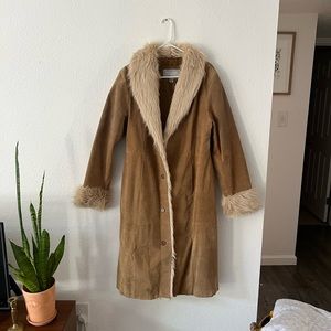 Vintage Wilsons Leather Penny Lane Coat- Brown